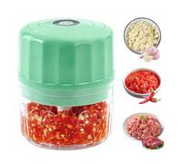 Mini Garlic Chopper | Cordless Portable Crusher, USB Rechargeable Small Chopper | For Chopping Garlic, Ginger, Chile, Walnut, Vegetables, Fruits, Meats and Kitchen Seasonings