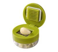 Mini Garlic Chopper Removable Ergonomic Manual Base with Container