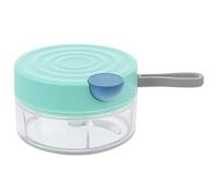 Mini Garlic Mincer 180ml PC ABS Manual Food Chopper | Non-slip Cup, Lightweight Design, for Home Dorm Cooking, Garlic Cloves and Fruits