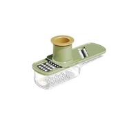 Mini Garlic Slicer, Multi-Functional Kitchen Slicer Vegetable Chopper with Container, 3-in-1 Veggie Cutter, for Garlic, Ginger, Onion, Potato, Carrot Salads