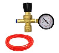 MINI Gas Bottle Regulator Flow Gauge NITROGEN CO2 Argon MIG TIG Welding + Hose