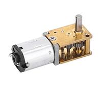 Mini Gear Motor, Micro- Worm Gear Motor N20 Gear Reduction Motor, for Electronic Locks Smart Cars Robots and Cameras(DC3V 30RPM) (DC6V 35RPM)