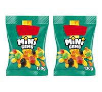 Mini Gems Fruit Flavour Gums, Natural Colours and Flavours, 130g,Pack Of 2