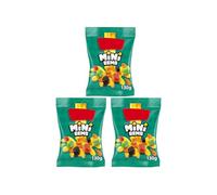 Mini Gems Fruit Flavour Gums, Natural Colours and Flavours, 130g,Pack Of 3