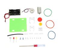 Mini Generator Electric Transmission Wheel High Power 180 Motor Educational Science Toy for Kids Physical Experiments Learning Gift ABS Plastic 90x80x60mm