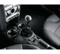 MINI Genuine Gear Lever Knob Plastic With Gaiter 6 Speed Chrome 25112753782