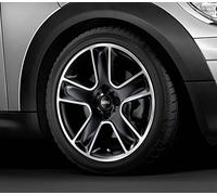 MINI Genuine Light Alloy Wheel Rim Black 7J 17" ET 48 Fits R57 36116784124