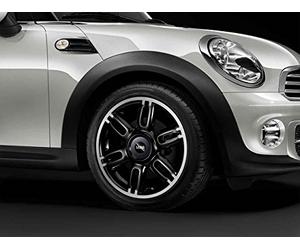 MINI Genuine Light Alloy Wheel Rim Black 7J 17" ET 48 Fits R57 36116798721