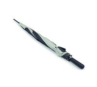 MINI Genuine Umbrella Walking Stick Car Face Detail Black Grey Push Button