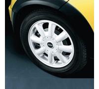 MINI Genuine Wheel Rim Hub Cap Cover White Replacement Fits R52 R50 36136756676