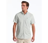 Mini Geo Print Short Sleeve Shirt In Bright White