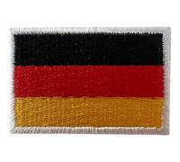 Mini Germany Flag Patch Iron Sew On Clothes Shirt Small German Embroidered Badge