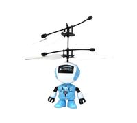 Mini Gesture Sensing Flying Robot Toy, Rechargeable Light-Up Interactive Drone for Children, Hand-Controlled Light-Emitting Sensing Aircraft for Ages 4 and Up, Indoor Party Gift