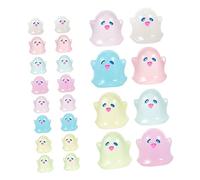 Mini Ghost 20Pcs Mini Ghosts Bonsai Decoration Micro Landscape Decoration Ghost Garden Decor Crafts Ghost Miniature Ghost Mini Miniature Decorations Cartoon Resin