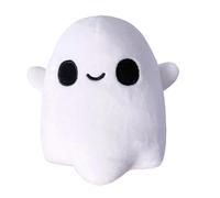 Mini Ghost Plush - 10cm Halloween Stuffed Toy, Soft White Skull Doll Gift | Cute Plushh Animal Holiday Celebration Spooky Decorative, Accent Piece Special Occasion Present Display Ornament