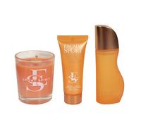 Escada Sport 15ml EDT & Body Lotion 15ml & Candle Sport Spirit Pink