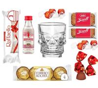 Mini Gin 50ml Shot Glasses Chocolates GIfts (Beefeater Original)