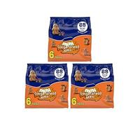 Mini Gingerbread Men Biscuits, 6 Pieces,6x19g per Pack, No Artificial Colours or Flavours, Suitable for Vegetarians,Pack Of 3