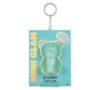 Mini Glam Bear Shimmer Lotion - Fuzzy Slippers (Teal Bunny)