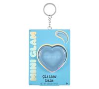 Mini Glam Heart Glitter Balm - Vibe Check (Blue Heart)