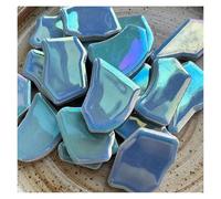 Mini Glass Mosaic Tiles Pieces, Porcelain DIY Craft Mosaic Tiles Irregular Multicolor 1cm x 1cm 100g(Color1)
