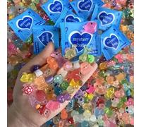 Mini Glow in The Dark Animal Resin Models, 50pcs Mystery Resin Animals Blind Bag, Small Luminous Farm Ocean Figures Collectible Mini Animals, Micro Landscape Aquarium Decor Garden Accessories