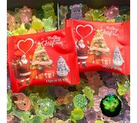 Mini Glow in The Dark Animal Resin Models,mystery bag mini resin animals,Small glowing Farm Ocean Figures,DIY Micro Landscape Aquarium Decor,Random Design (Red,150pcs)