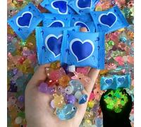 Mini Glow in The Dark Animal Resin Models, Mystery Resin Animals Blind Bag, Luminous Mini Resins Animals for Birthday Party Gift, DIY Crafts, Ornaments (100pcs)