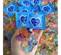 Mini Glow in The Dark Animal Resin Models, Resin Animals, Blind Bags, Individually Packaged Random Surprise Bags, Hide Small Luminous Figure, Random Design, Resins Animal Blind Bag (50PCS)