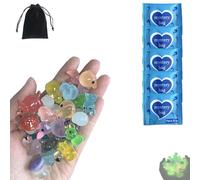 Mini Glow in The Dark Animal Resin Models, Totaladdly/Protectivemethod Mini Mystery Resin Animals Blind Bag, Animal Miniatures for Birthday Party Gift, DIY Crafts, Ornaments (5PCS)