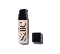 Mini Glowy Super Light Highlighter Gel + Makeup Foundation for Radiant Skin, Enriched with Vitamin C and Moisturising Squalane Oil, Roseglow