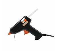 Mini Glue Gun 10W - Includes 2X 7mm Glue Sticks & Triangular Stand - Hot Melt Glue Gun for DIY Crafts Home Repairs Wood Plastic Fabric Card Making - Quick Heating Instant Bonding Ergonomic Handheld