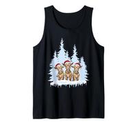 Mini Goat Christmas Design Nigerian Dwarf Goats Christmas Tank Top