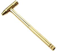 Mini Gold Hammer Brass with Screwdriver 6 in 1 Jewelers Hammer Copper for Repair Mobile Phones,Laptops,Watches,Glasses,Hand Tools Small in Size and Light in Weight