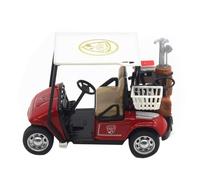 Mini Golf Cart Model - Diecast Pullback Toy Vehicle | Realistic Painted Alloy Display Design | 1:36 Scale Metal Cart, Pull-Back Action | Compact Collectible Play Model - For Kids, Cake Toppers