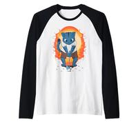 Mini Golf Cat Champion Humor Family Golfers Raglan Baseball Tee