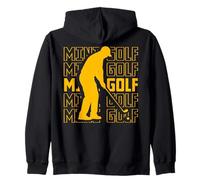 Mini Golf Champion Humor Dad Golfers Zip Hoodie