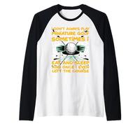 Mini Golf Champion Humor Family Golfers Raglan Baseball Tee