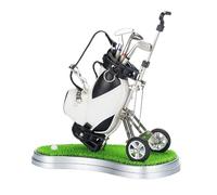 Mini Golf Desk Accessory - Miniature Golf Bag Pen Stand, Fun Golfing Club Ballpoint Pen Kit | Creative Gift Idea For Colleagues, Stocking Fillers For Men Who Love Golfs, Stylish Ornament For Work Desk