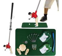 Mini Golf Game Set, Funny Tiny Golfer Golf Game, Putting Mat Mini Golf Games for Adults, Family Game Toys, Indoor Outdoor Sport Toys Gifts