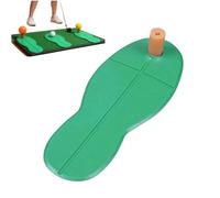 Mini Golf Hitting Mat, Portable GolfPractice Mat with Tees, Non-Slip Golf Hitting Mats Training, Golf Swing Mats for Indoor Outdoor Driving Ranges, Patio, Backyard (1pc)