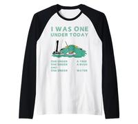Mini Golf I was one Under Today Raglan Baseball Tee