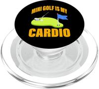 Mini Golf is my cardio Humor Family Golfers PopSockets PopGrip for MagSafe