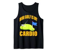 Mini Golf is My Cardio Humor Family Golfers Tank Top
