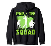 Mini Golf Par-Tee Squad Humor Family Golfers Zip Hoodie