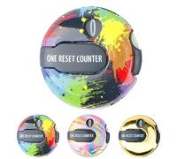 Mini Golf Strike Counter, Portable Mini Golf Strike Counter with Quick Reset Clip, Golf Score Indicator for Golf Lovers, Pack of 3