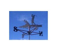 Mini Golfer Weathervane - Steel - L38 x W38 x H60 cm - Black