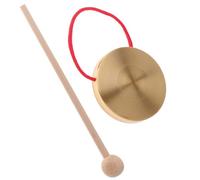 Mini Gong - Kupfergong Zur Meditation | Generic Gong Mit Schlägel - Mini Kupfer Handgong Schlaginstrument Für Klangmeditation, Entspannung, Achtsamkeit Und Musikalisches Training Zuhause Oder Sch