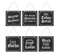 Mini Gothic Signs - Choice of Designs - Disturbed