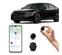 Mini GPS Tracker for Vehicles - Android Hidden Magnetic Car Tracker No Monthly Fee, Real-Time GPS Tracking devices for Kids, Car, Pets, Works with goo- gle Find My Device, No SIM (1pc black)